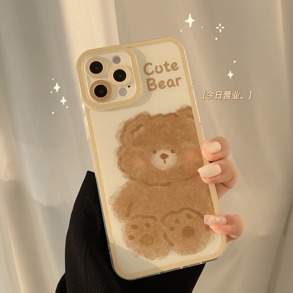 Cute Chocolate Bear Phone Case