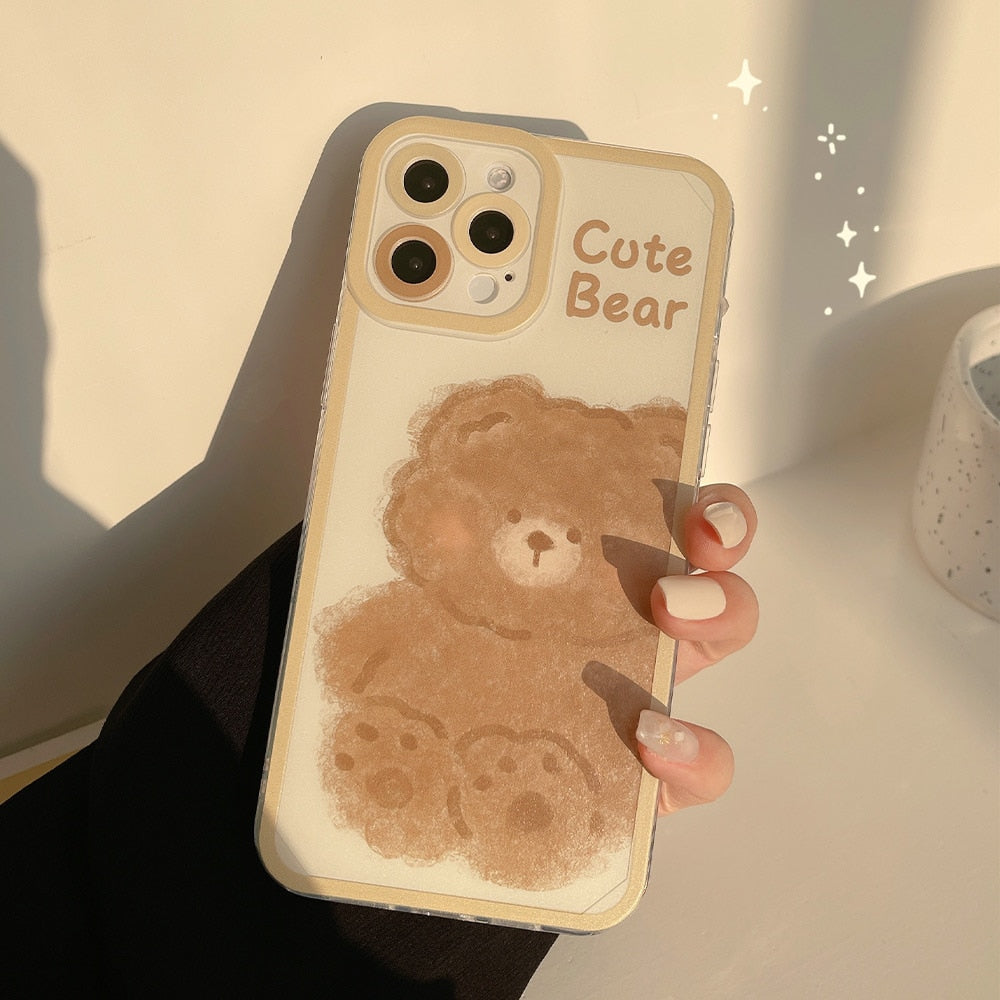 Cute Chocolate Bear Phone Case