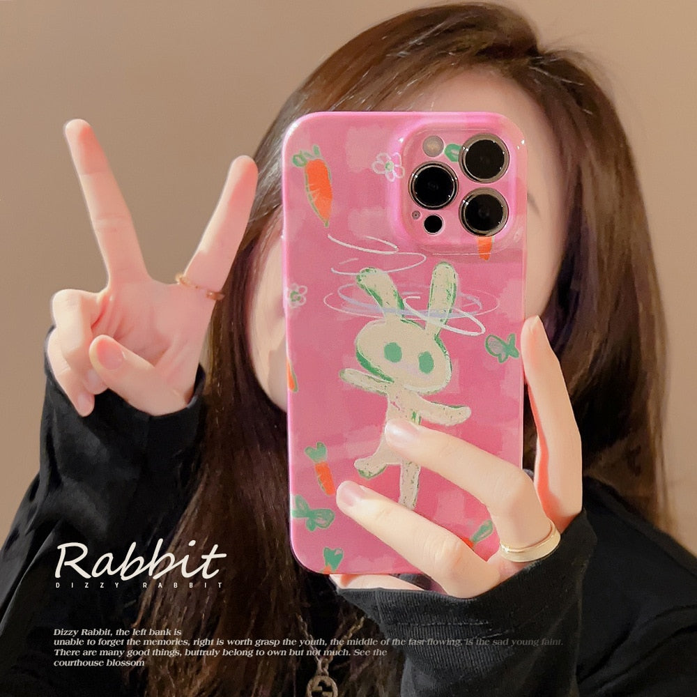 Spinning Bunny Rabbit Phone Case